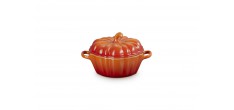 Mini Cocotte Céramique Citrouille 35 cl Orange Volcanique 