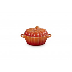Mini keramische pompoen ovenschotel 35 cl Vulkanisch Oranje - Le Creuset Mini keramische pompoen ovenschotel 35 cl Vulkanisch Oranje - Le Creuset