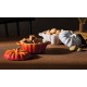 Mini keramische pompoen ovenschotel 35 cl Vulkanisch Oranje - Le Creuset