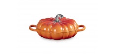 Cocotte Faitout Fonte Citrouille 2,5 L Orange Volcanique (28 cm) 