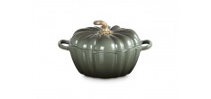 Cocotte Fonte Citrouille 3,7 L Vert Thym (24 cm) 