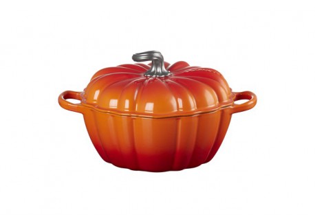 Gietijzeren Cocotte Pompoen 3,7 L Vulkanisch Oranje (24 cm) - Le Creuset