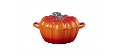 Cocotte Fonte Citrouille 3.7 L Orange Volcanique (24 cm) 