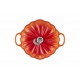 Cocotte Fonte Citrouille 3.7 L Orange Volcanique (24 cm)  - Le Creuset