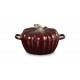 Gietijzeren Cocotte Pompoen 3,7 L Bordeauxrood Granet (24 cm) - Le Creuset