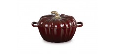 Cocotte Fonte Citrouille 3,7 L Rouge Bordeaux Garnet (24 cm) 