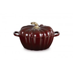 Cocotte Fonte Citrouille 3,7 L Rouge Bordeaux Garnet (24 cm)  - Le Creuset Cocotte Fonte Citrouille 3,7 L Rouge Bordeaux Garnet (24 cm)  - Le Creuset
