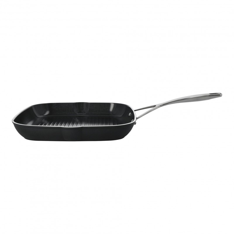 Alu Pro 5 Ceraforce Poêle Grill Antiadhésive Céramique Carré 28x28 cm - Demeyere