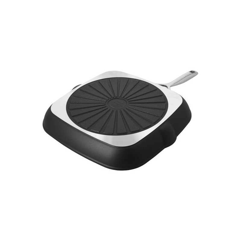 Alu Pro 5 Ceraforce Poêle Grill Antiadhésive Céramique Carré 28x28 cm - Demeyere