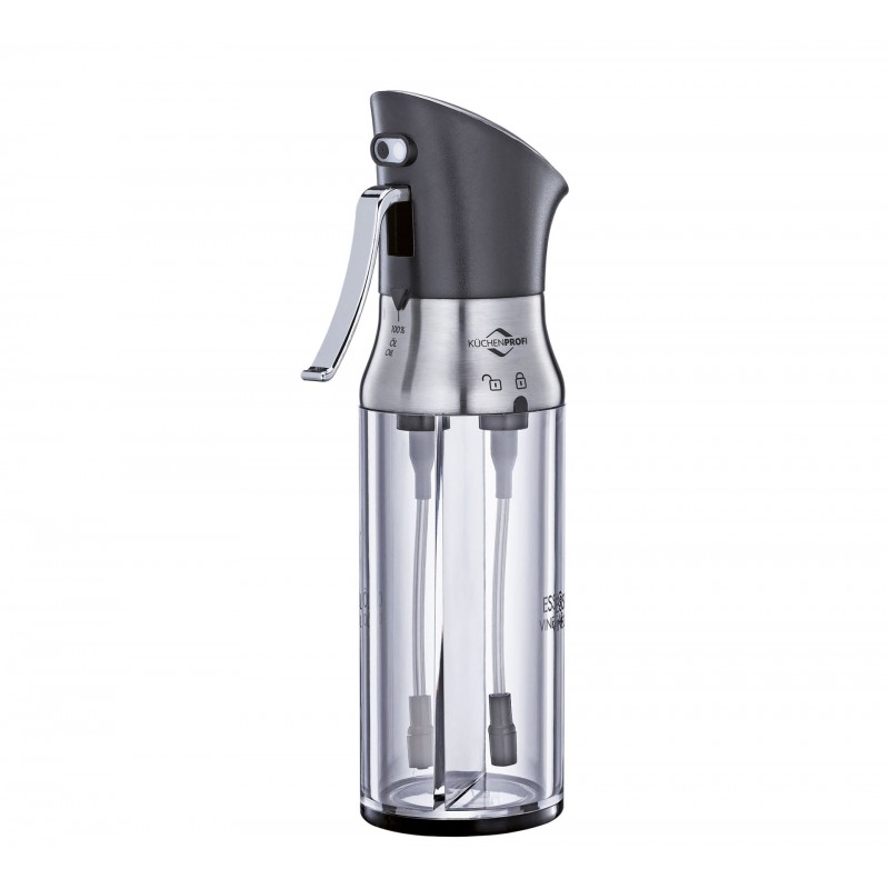 Vaporisateur Spray 2-en-1 Huile et Vinaigre Transparent 2x 95 ml - Kuchenprofi