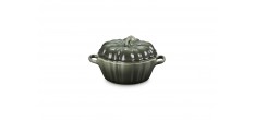 Mini Cocotte Céramique Citrouille 35 cl  Vert Thym 