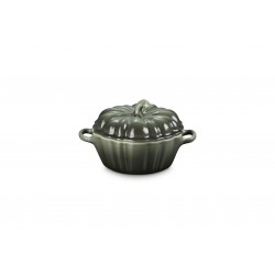 Mini Keramische Pompoen Ovenschotel 35 cl Groene Tijm - Le Creuset Mini Keramische Pompoen Ovenschotel 35 cl Groene Tijm - Le Creuset