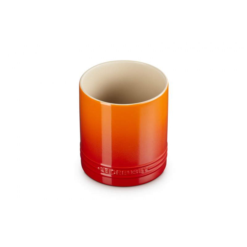 Pot à Ustensiles Céramique Signature Orange Volcanique 14 cm 1,1 L - Le Creuset