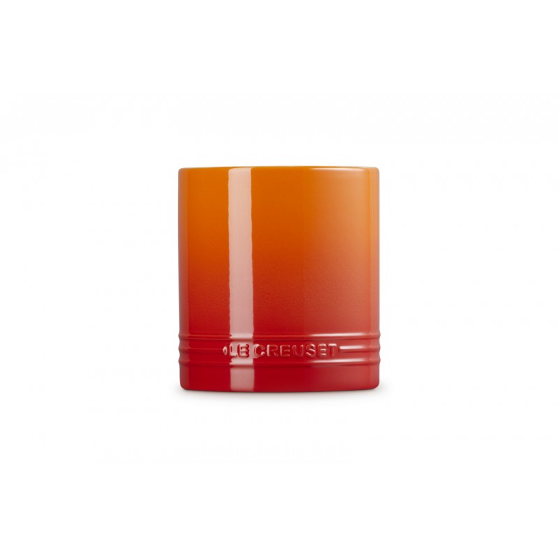 Pot à Ustensiles Céramique Signature Orange Volcanique 14 cm 1,1 L - Le Creuset