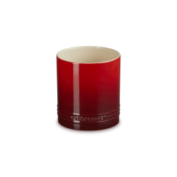 Pot à Ustensiles Céramique Signature Rouge Cerise 14 cm 1,1 L  - Le Creuset