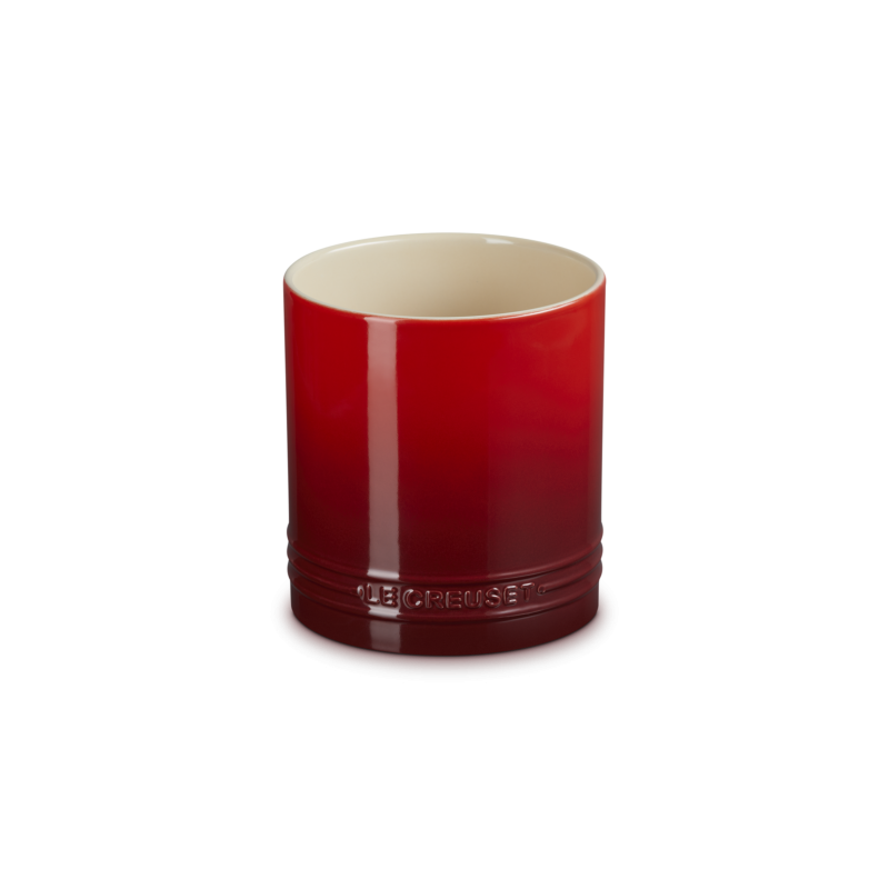 Pot à Ustensiles Céramique Signature Rouge Cerise 14 cm 1,1 L - Le Creuset