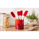 Pot à Ustensiles Céramique Signature Rouge Cerise 14 cm 1,1 L - Le Creuset