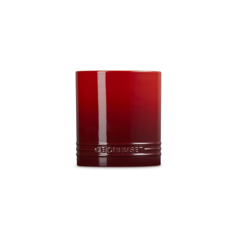 Pot à Ustensiles Céramique Signature Rouge Cerise 14 cm 1,1 L - Le Creuset
