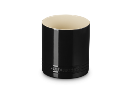 Pot à Ustensiles Céramique Signature Noir Ebène 14 cm 1,1 L  - Le Creuset