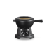 Service à Fondue Savoyarde et Bourguignonne Fonte Emaillée Noir Mat  - Le Creuset