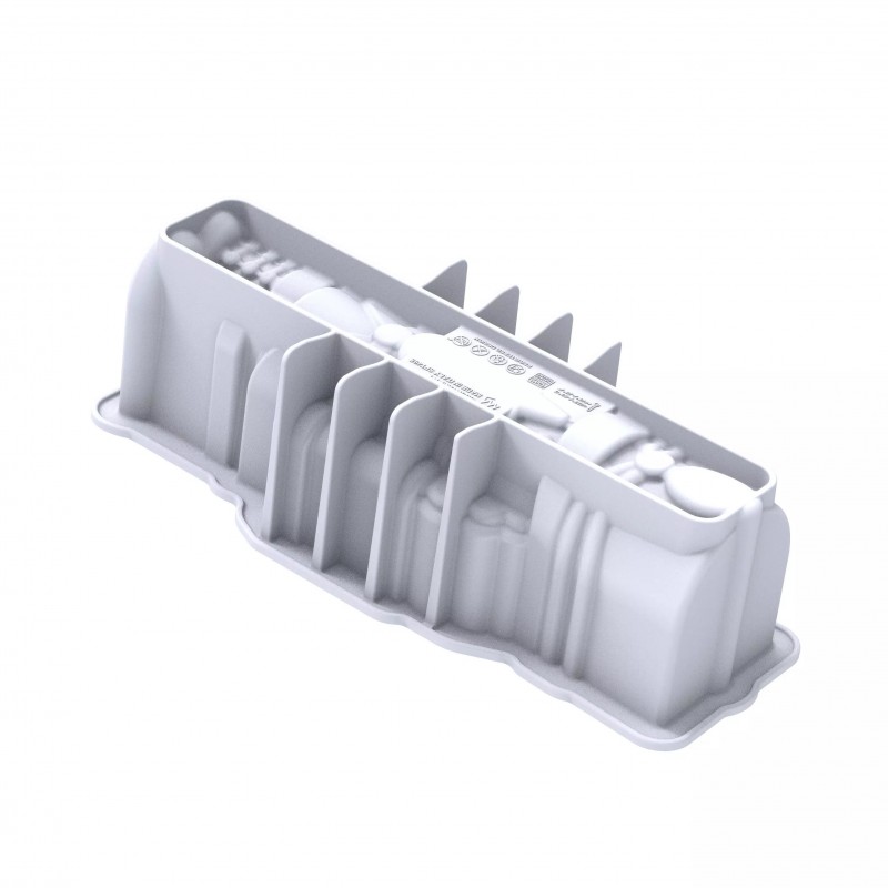 Moule en Silicone 3D Bûche Nutcracker Casse Noisette 1000 - Silikomart Professional
