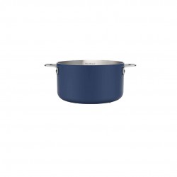 La Merveilleuse Casserole Inox Bleu Myrtille 16 cm 1,8 l Poignées amovibles 