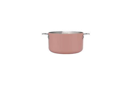La Merveilleuse Roze Guimauve RVS Steelpan 16 cm 1,8 l - Cookut