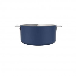 La Merveilleuse Casserole Inox Bleu Myrtille 20 cm 2,8 l