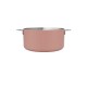 La Merveilleuse Casserole Inox Rose Guimauve 20 cm 2,8 l   - Cookut