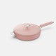 La Merveilleuse Couvercle Inox Rose Guimauve 24 cm  - Cookut