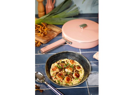 Cookut - La Merveilleuse Couvercle Inox Rose Guimauve 24 cm - Les ...