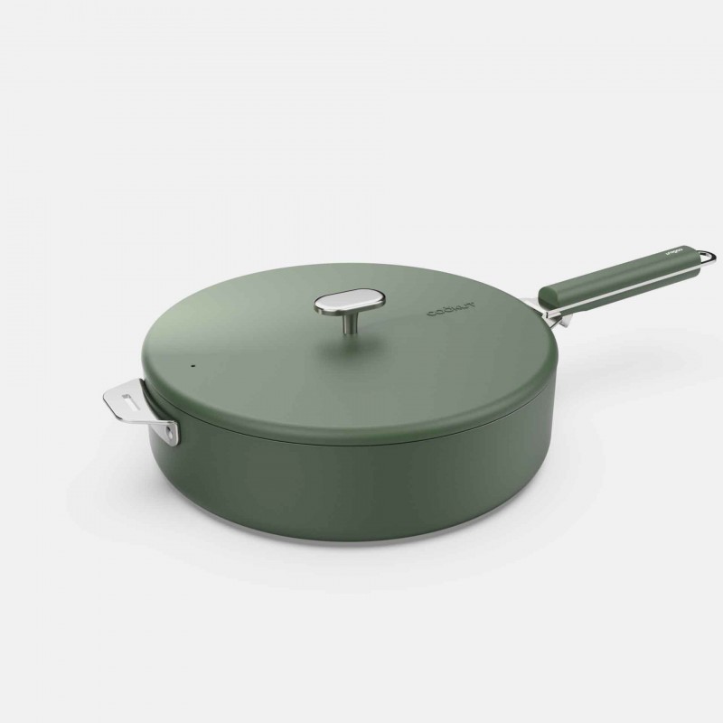 La Merveilleuse Couvercle Inox Vert Fougère 28 cm - Cookut