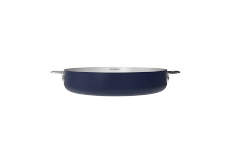 La Merveilleuse Poêle Inox Bleu Myrtille 24 cm 1,8 l - Cookut