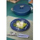La Merveilleuse Poêle Inox Bleu Myrtille 24 cm 1,8 l - Cookut