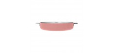 La Merveilleuse Roze Guimauve RVS Koekenpan 24 cm 1,8 L Afneembare Handgrepen