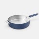 La Merveilleuse Sauteuse Inox Bleu Myrtille 28 cm 4,6 l   - Cookut