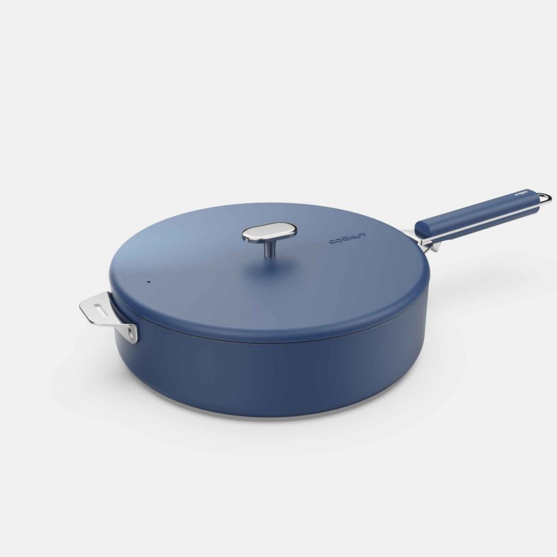 La Merveilleuse Sauteuse Inox Bleu Myrtille 28 cm 4,6 l - Cookut