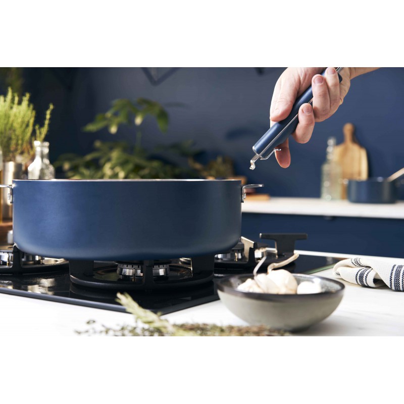 La Merveilleuse Sauteuse Inox Bleu Myrtille 28 cm 4,6 l - Cookut