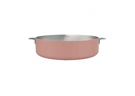 La Merveilleuse Roze Guimauve RVS Sautépan 28 cm 4,6 L - Cookut