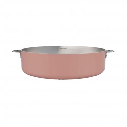 La Merveilleuse Sauteuse Inox Rose Guimauve 28 cm 4,6 l   - Cookut La Merveilleuse Sauteuse Inox Rose Guimauve 28 cm 4,6 l   - Cookut