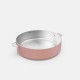 La Merveilleuse Sauteuse Inox Rose Guimauve 28 cm 4,6 l   - Cookut