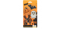 Emporte-pièces Halloween Citrouille Fantôme Chauve-souris Arraignée 4 pcs 
