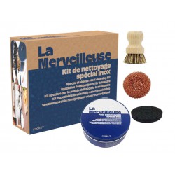 La Merveilleuse Kit de Nettoyage Batterie de cuisine Casserole et Poêle Inox  - Cookut La Merveilleuse Kit de Nettoyage Batterie de cuisine Casserole et Poêle Inox  - Cookut