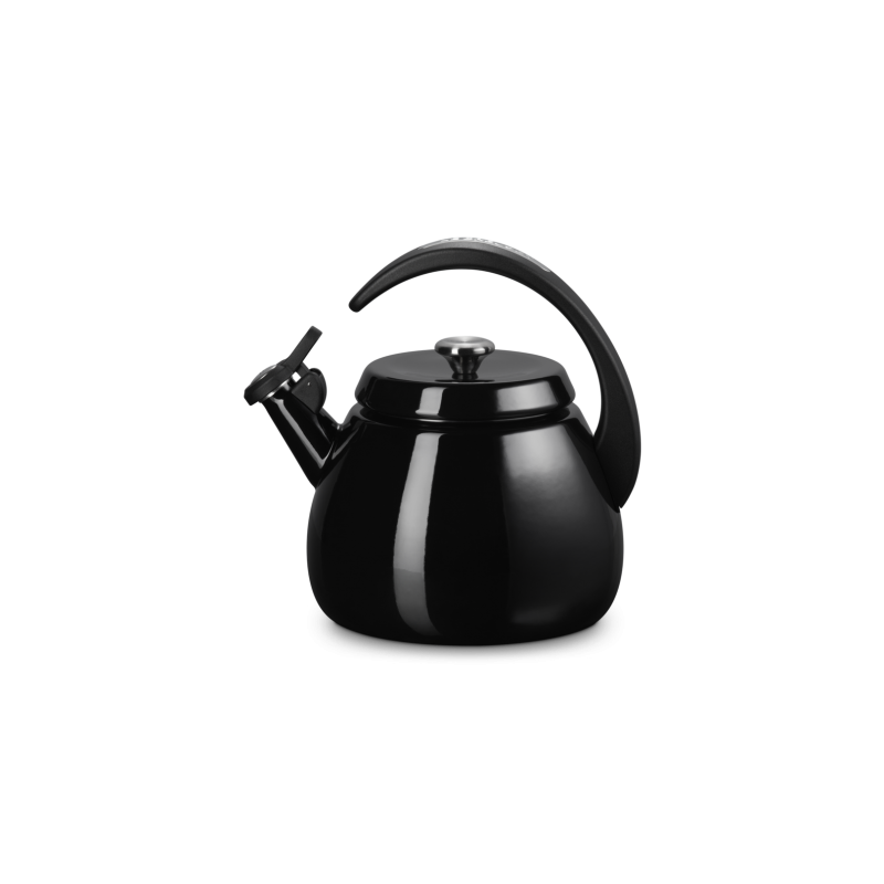 Cloche Bouilloire à Sifflet Emaillée 2,1 L Noir Ebene - Le Creuset