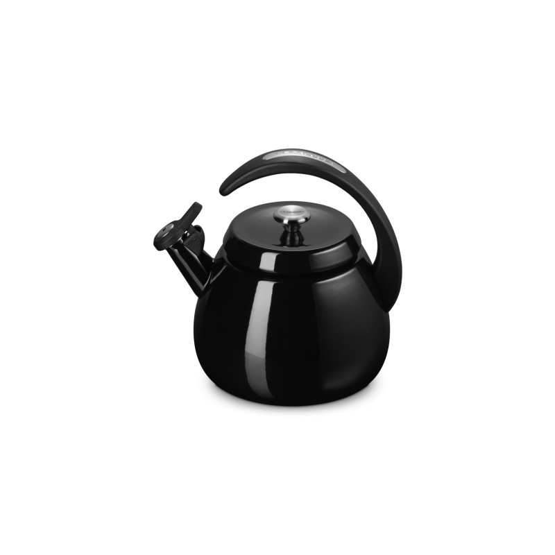 Cloche Bouilloire à Sifflet Emaillée 2,1 L Noir Ebene - Le Creuset
