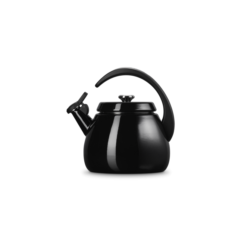 Cloche Bouilloire à Sifflet Emaillée 2,1 L Noir Ebene - Le Creuset