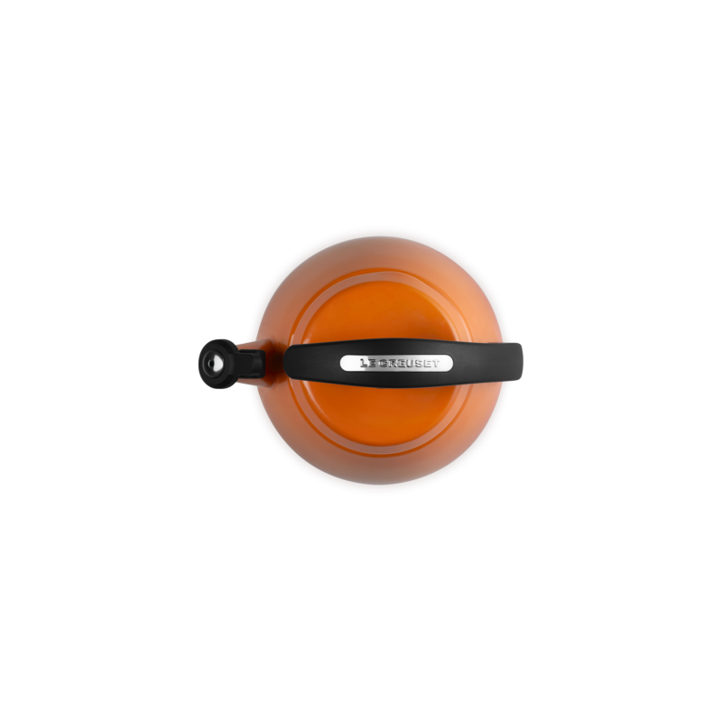 Cloche Bouilloire à Sifflet Emaillée 2,1 L Orange Volcanique - Le Creuset