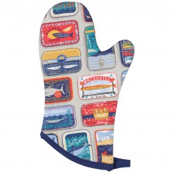 Del Mar Lichtgrijs Katoenen Ovenwant - La Cucina