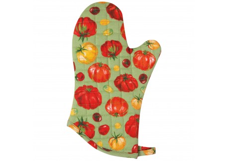 Tomatoes Lichtgroen Katoenen Ovenwant - La Cucina