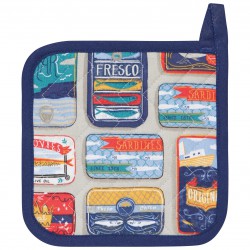Del Mar Manique Coton Gris Clair 20x20 cm  - La Cucina Del Mar Manique Coton Gris Clair 20x20 cm  - La Cucina